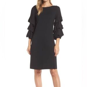 Lilly Pulitzer Black Long Sleeve Dress - Size Small